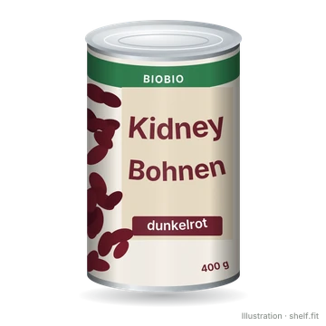 Illustration: Dark Red Kidney Beans