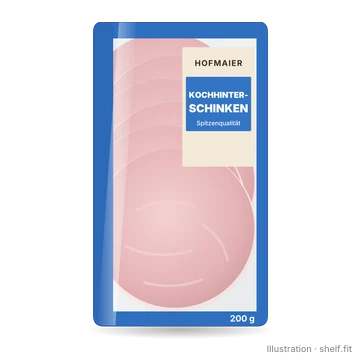 Illustration: Hofmaier cooked ham pack, 200 g