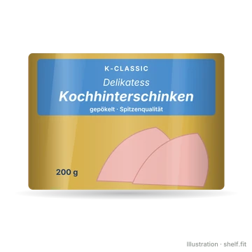Illustration: Delikatess Kochhinterschinken