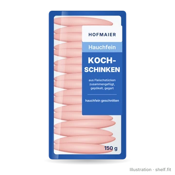 Illustration: Hofmaier wafer-thin cooked ham pack, 150 g