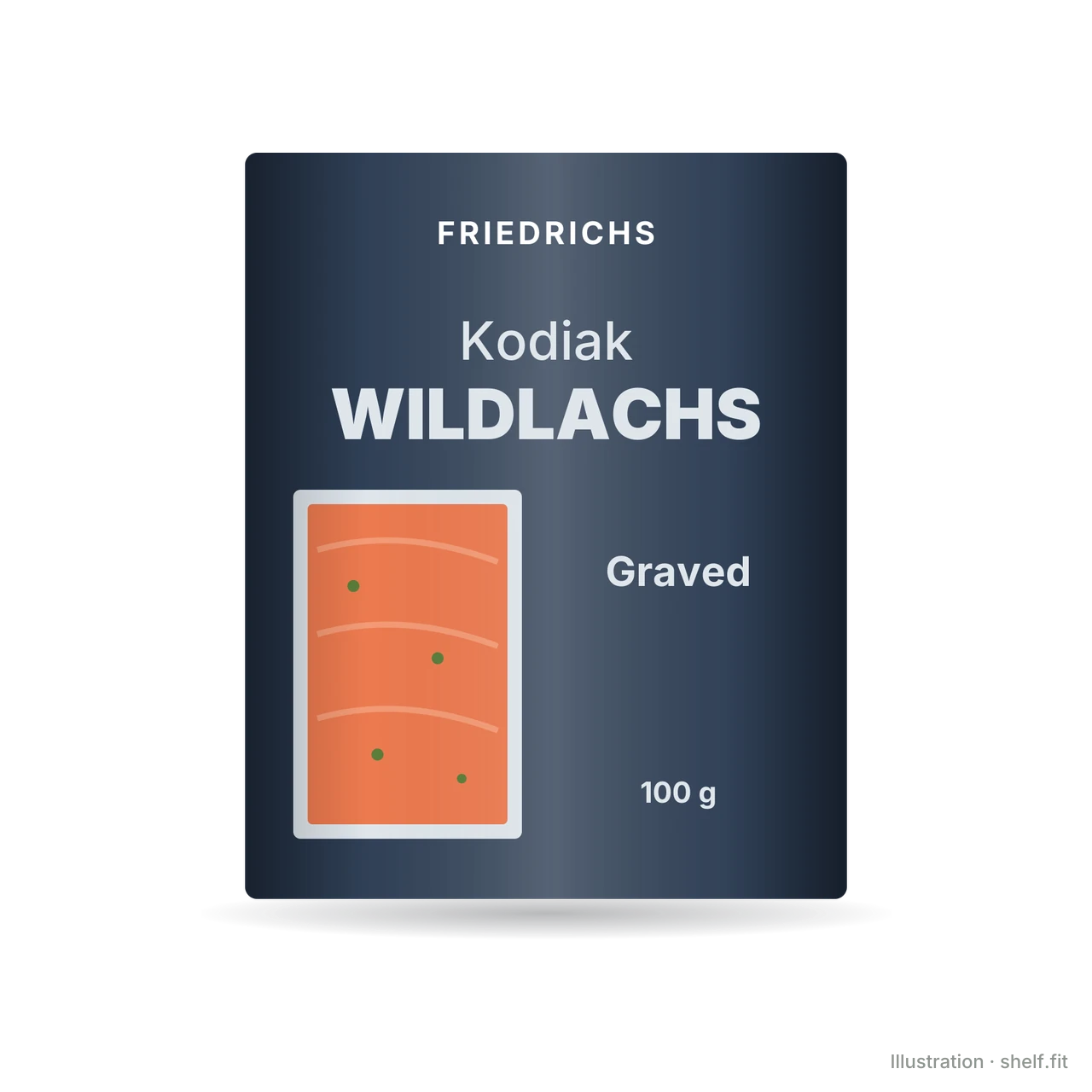 Illustration: Kodiak Wildlachs Graved