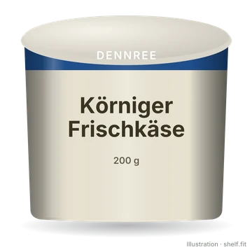 Illustration: Körniger Frischkäse