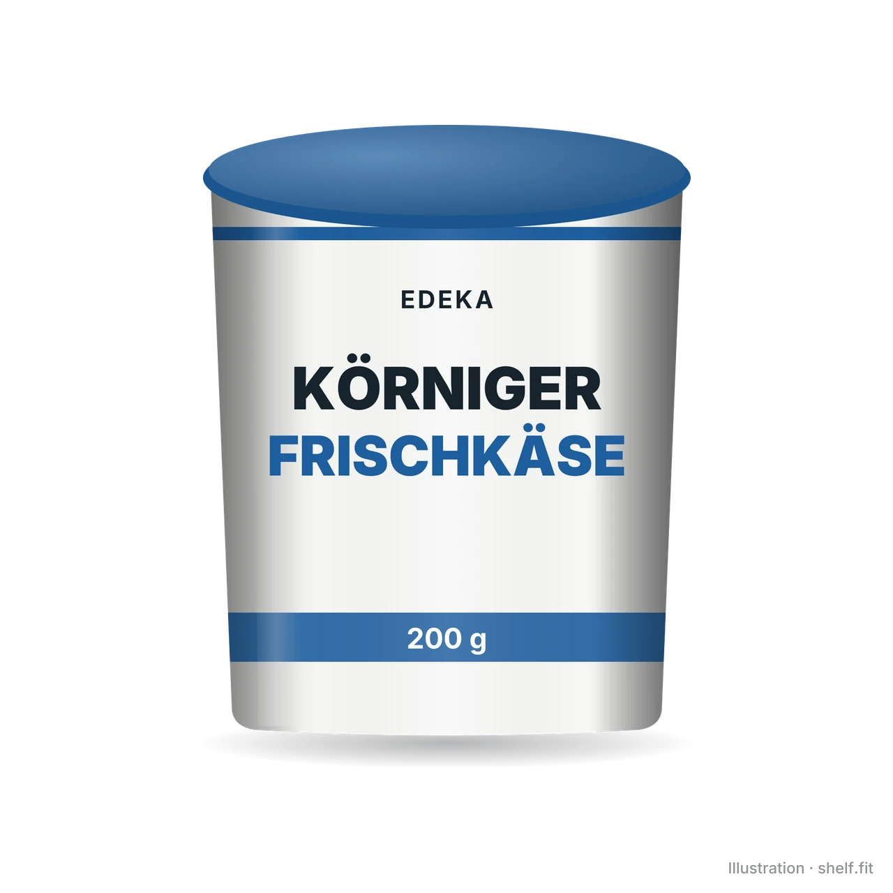 Illustration: Körniger Frischkäse