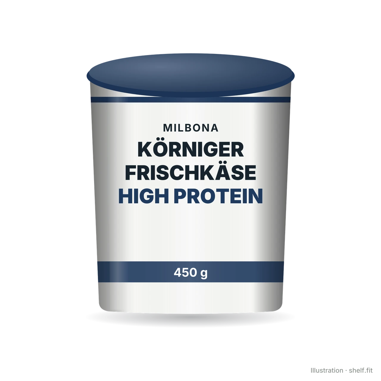 Illustration: Körniger Frischkäse High Protein
