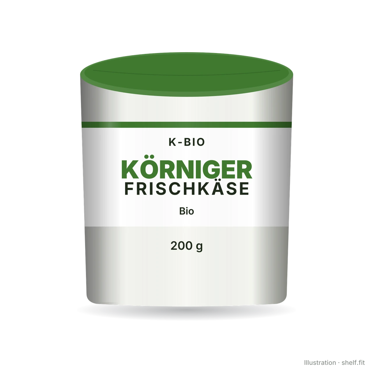 Illustration: Körniger Frischkäse
