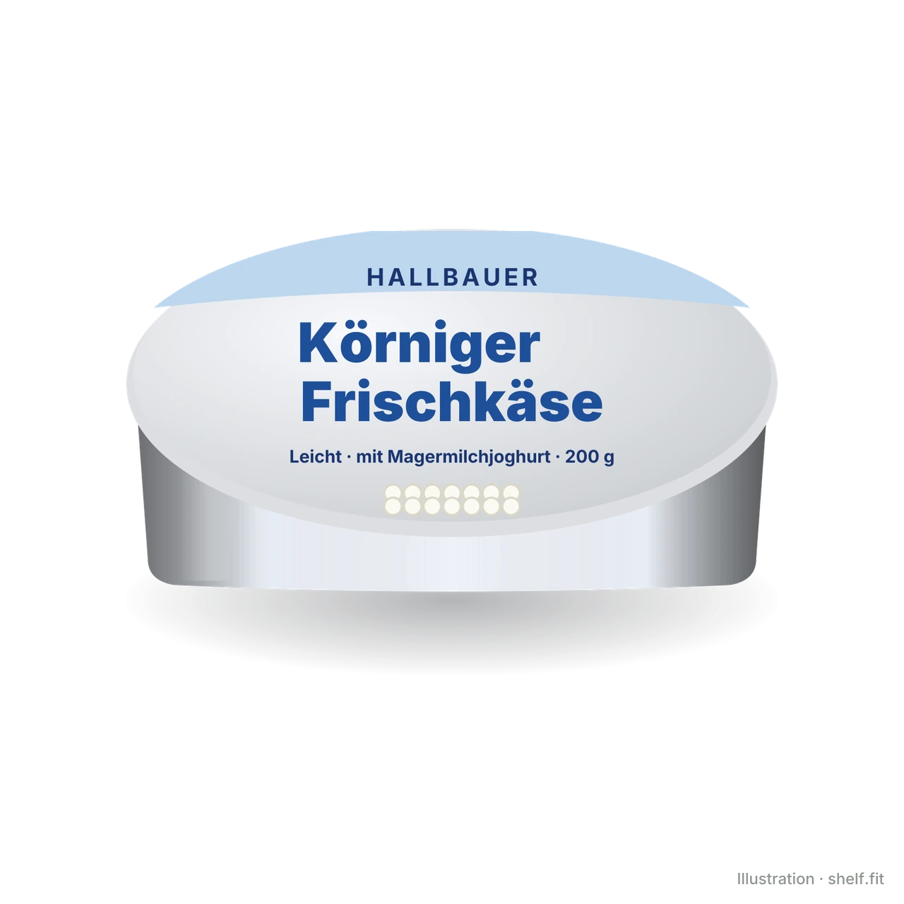 Illustration: Körniger Frischkäse Leicht