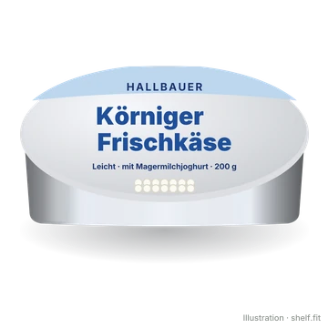 Illustration: Körniger Frischkäse Leicht