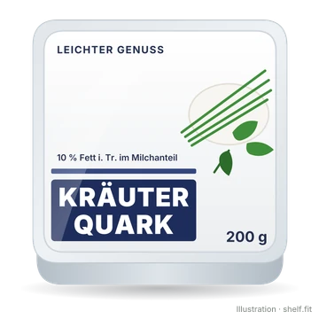 Illustration: Leichter Genuss herb quark tray, 200 g