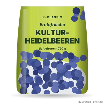 Illustration: Cultivated Blueberries, frozen