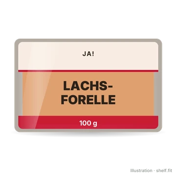 Illustration: Lachsforelle geräuchert