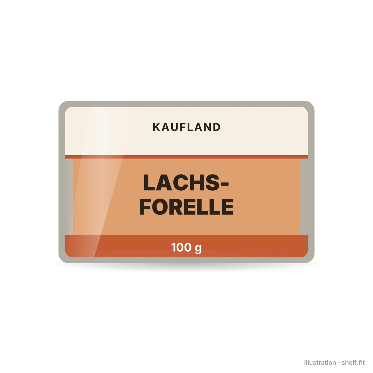 Illustration: Lachsforelle geräuchert