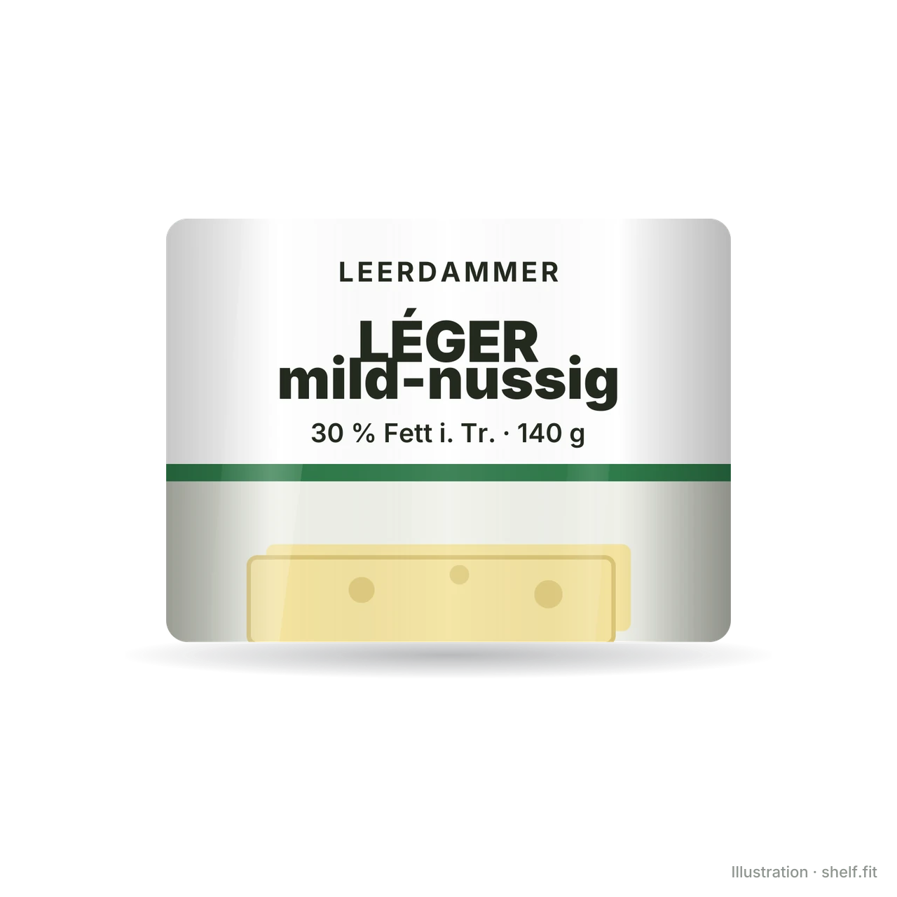 Illustration: Léger mild-nussig