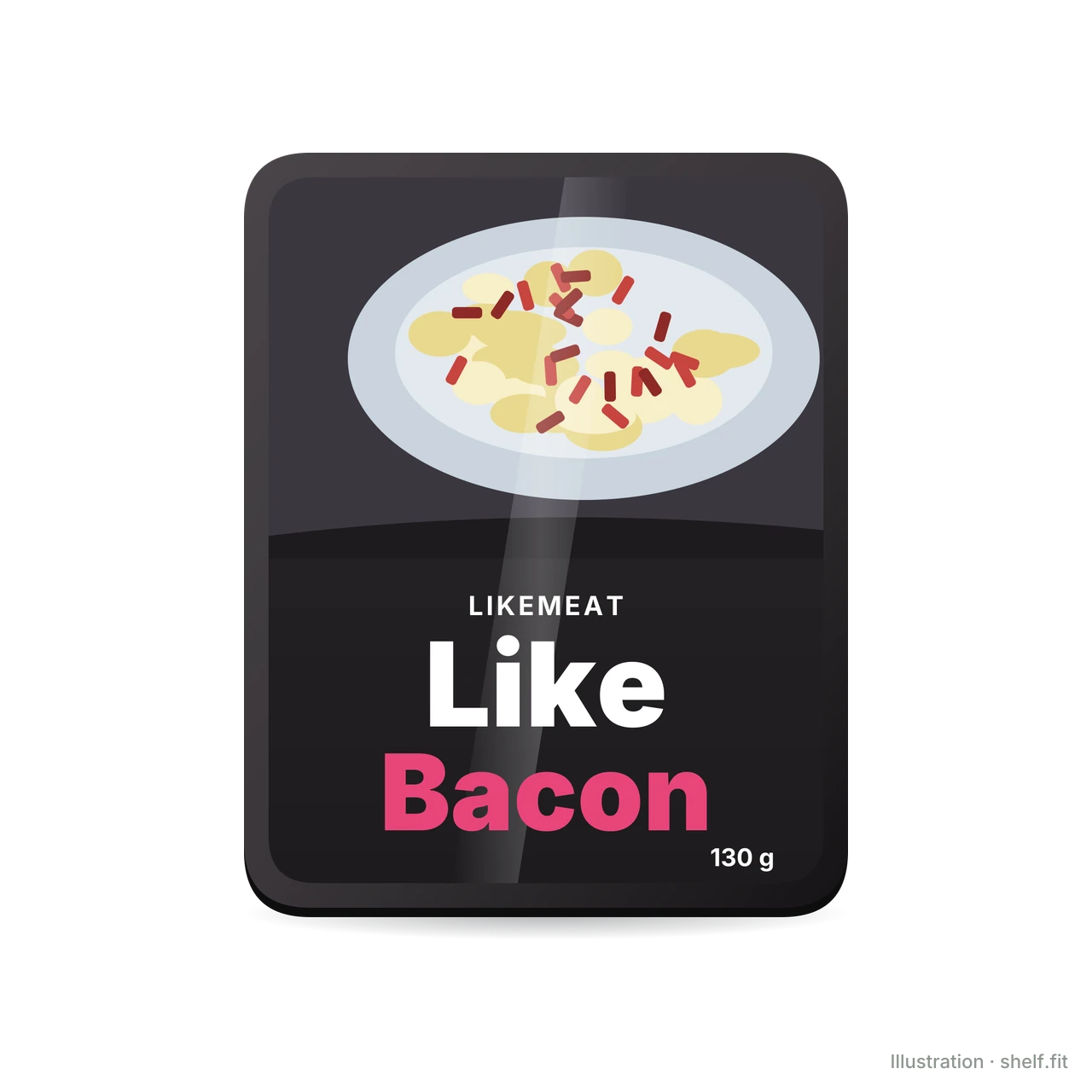 Illustration: Schale LikeMeat Like Bacon, 130 g