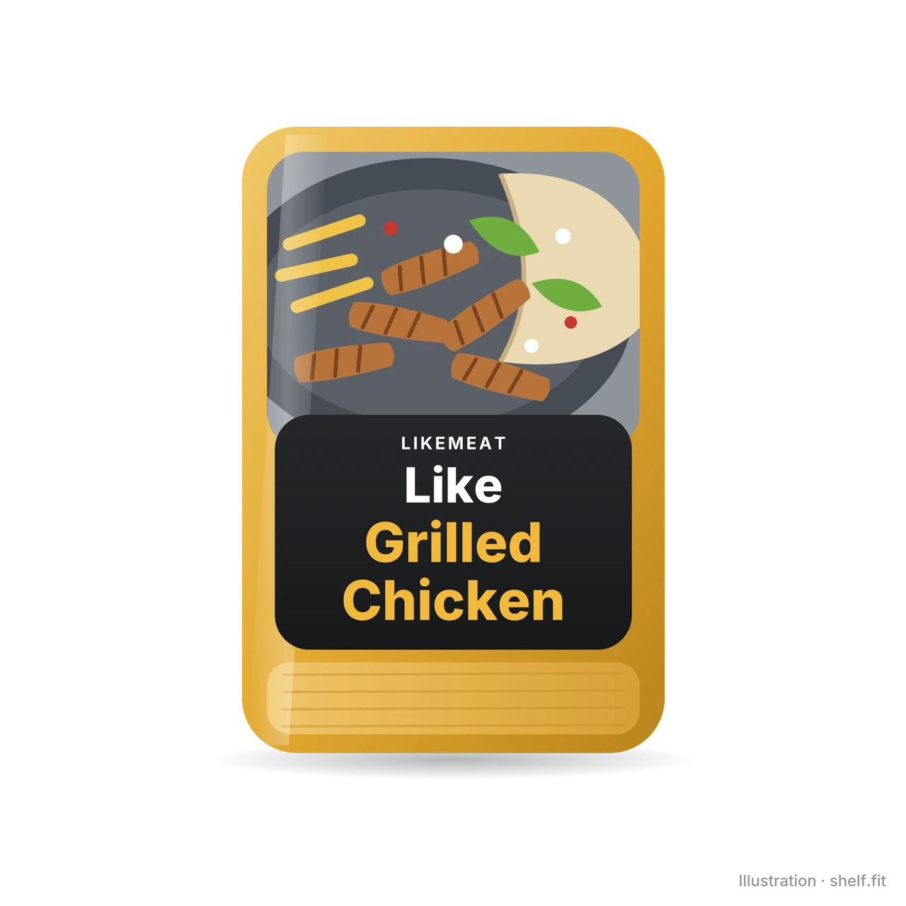 Illustration: LikeMeat Like Grilled Chicken, 180-g-Packung
