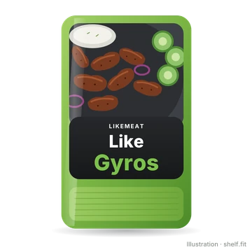 Illustration: LikeMeat Like Gyros, 180-g-Packung