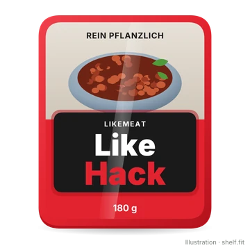 Illustration: LikeMeat Like Hack, 180-g-Packung