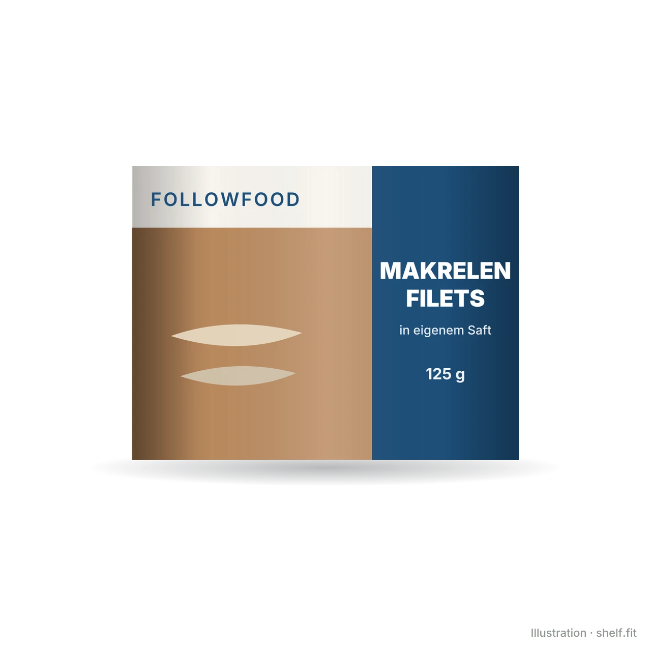 Illustration: Makrelen Filets in eigenem Saft
