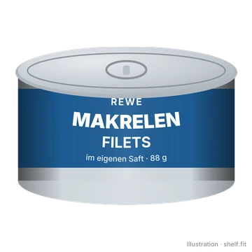 Illustration: Makrelenfilets im eigenen Saft