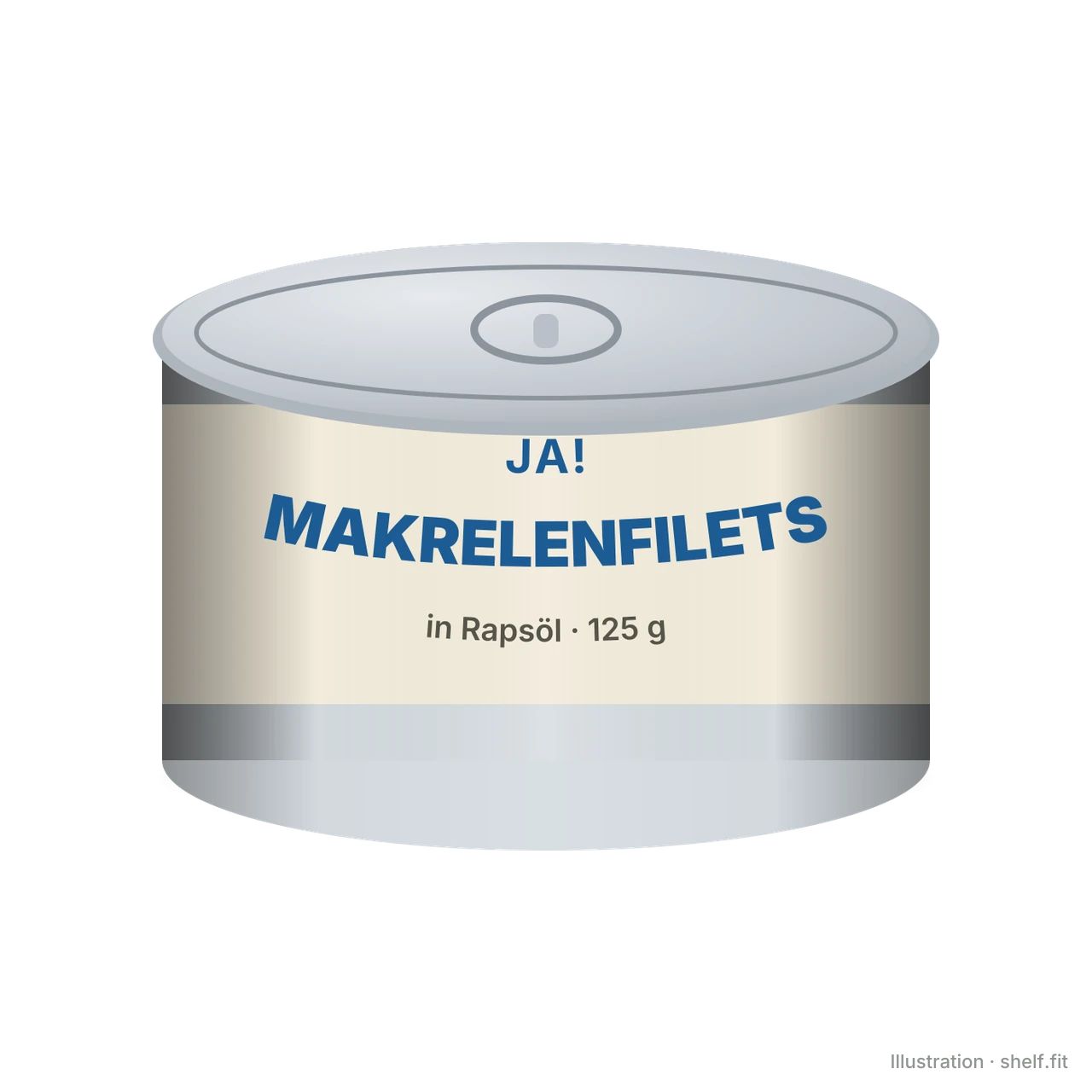 Illustration: Makrelenfilets in Rapsöl
