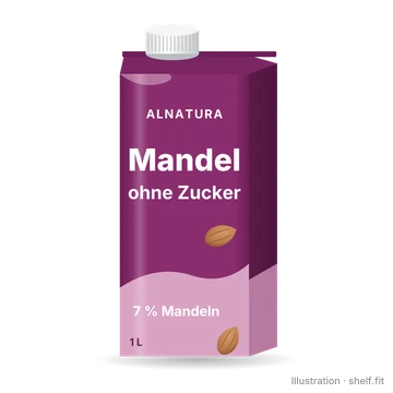 Illustration: Karton Alnatura Mandeldrink Natur, 1 l