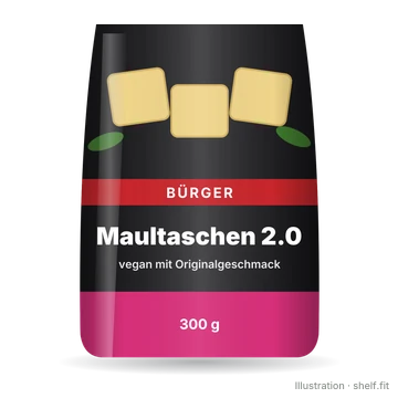 Illustration: Maultaschen 2.0 vegan