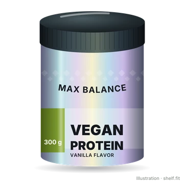 Illustration: Dose MAX BALANCE Veganes Protein Vanille, 300 g