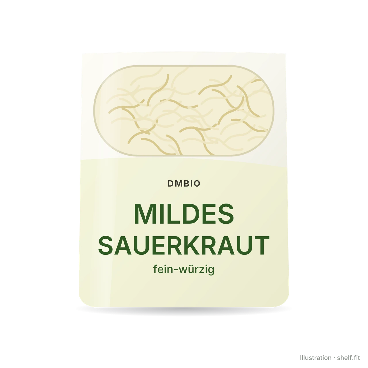 Illustration: Mildes Bio-Sauerkraut