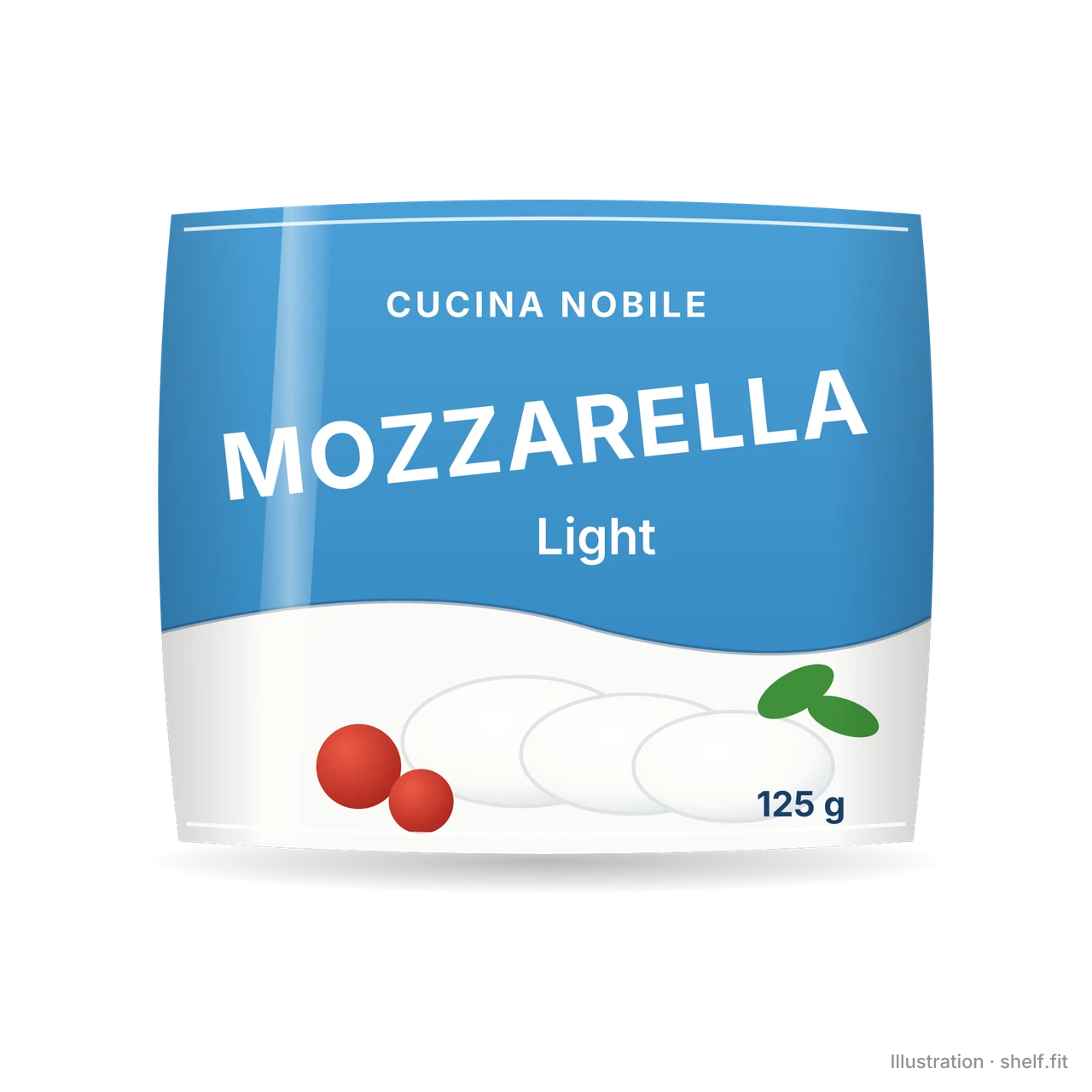 Illustration: Beutel Cucina Nobile Mozzarella Light, 125 g