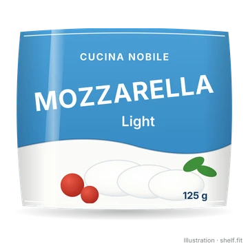 Illustration: Beutel Cucina Nobile Mozzarella Light, 125 g