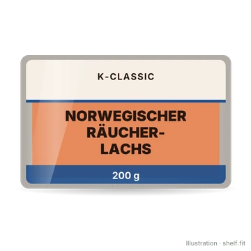 Illustration: Norwegischer Räucherlachs