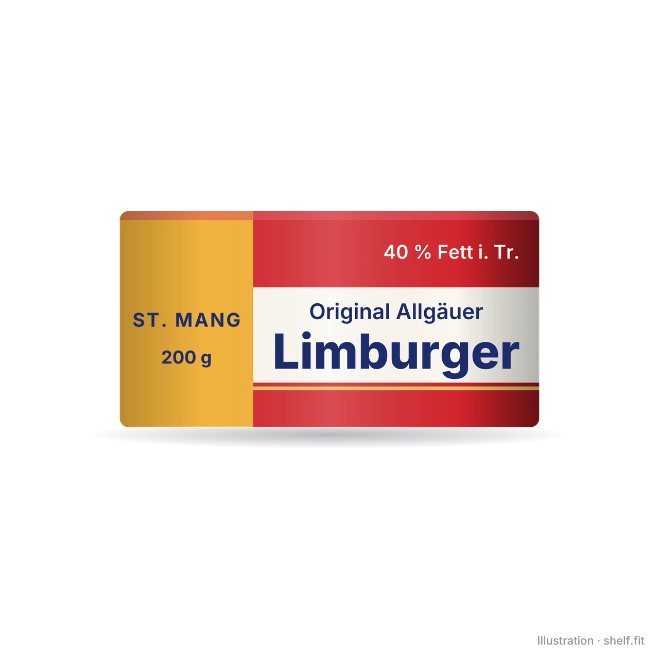 Illustration: Packung St. Mang Original Allgäuer Limburger, 200 g