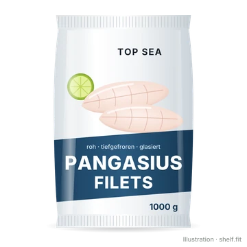 Illustration: Beutel Top Sea Pangasius Filets, 1000 g