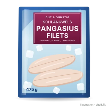 Illustration: Beutel Gut & Günstig Pangasius Filets, 475 g