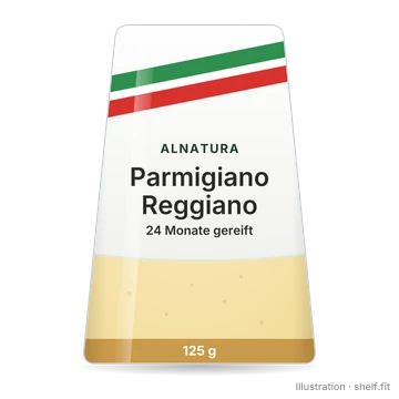 Illustration: Parmigiano Reggiano am Stück