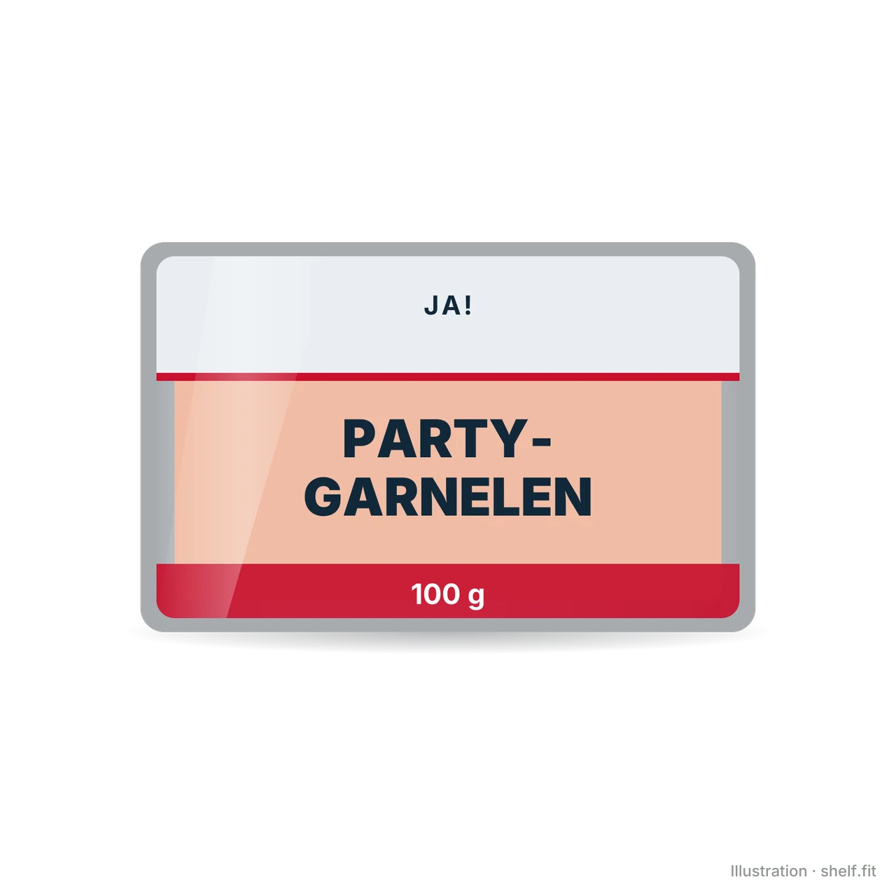 Illustration: Party-Garnelen geschält und gekocht