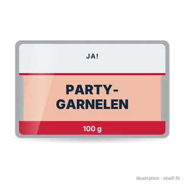 Illustration: Party-Garnelen geschält und gekocht