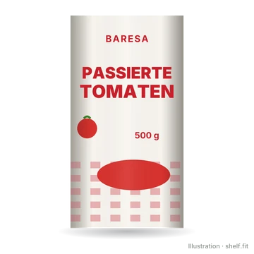 Illustration: Passierte Tomaten