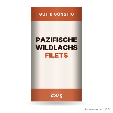 Illustration: Pazifische Wildlachsfilets