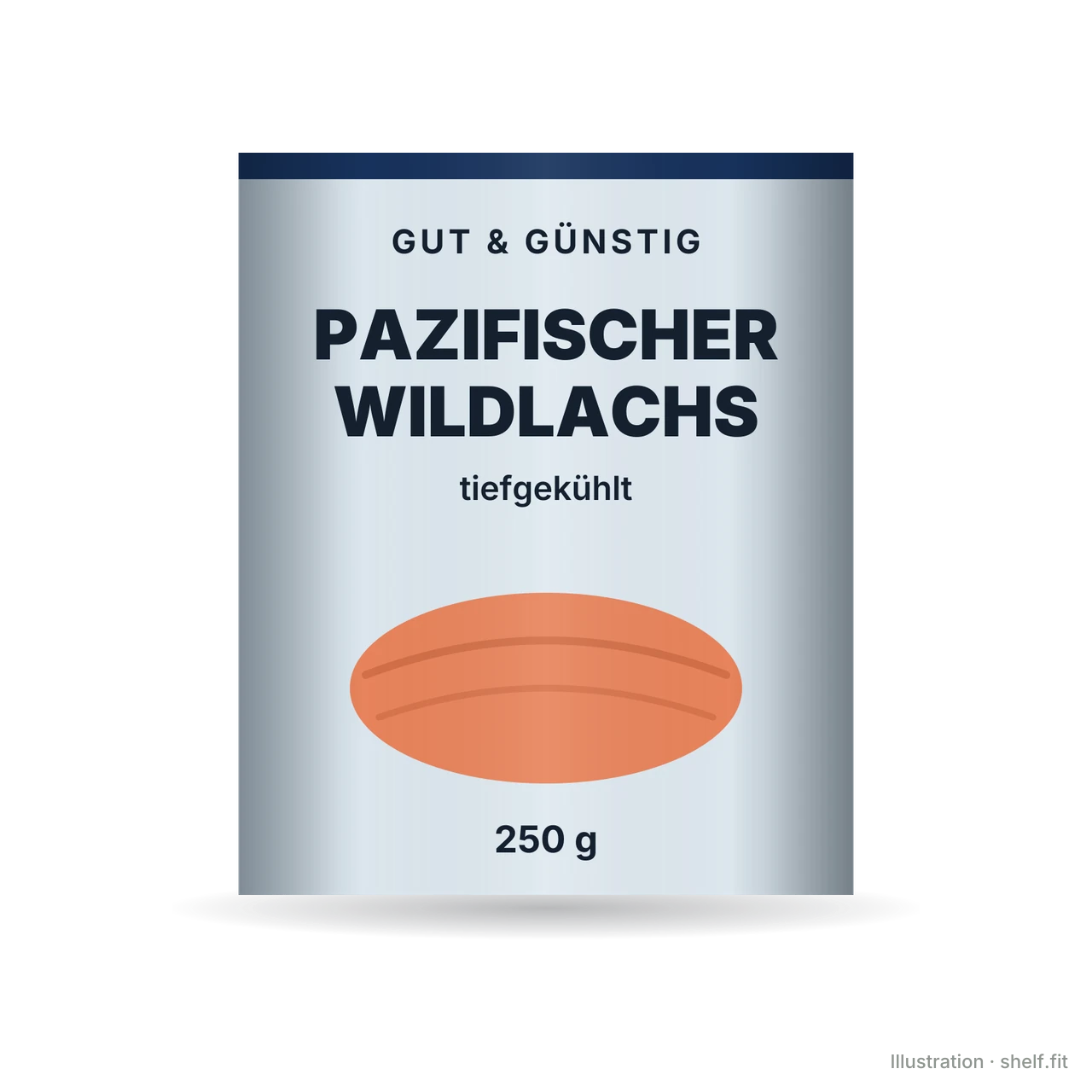 Illustration: Pazifischer Wildlachs