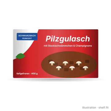 Illustration: Pilzgulasch mit Stockschwämmchen & Champignons