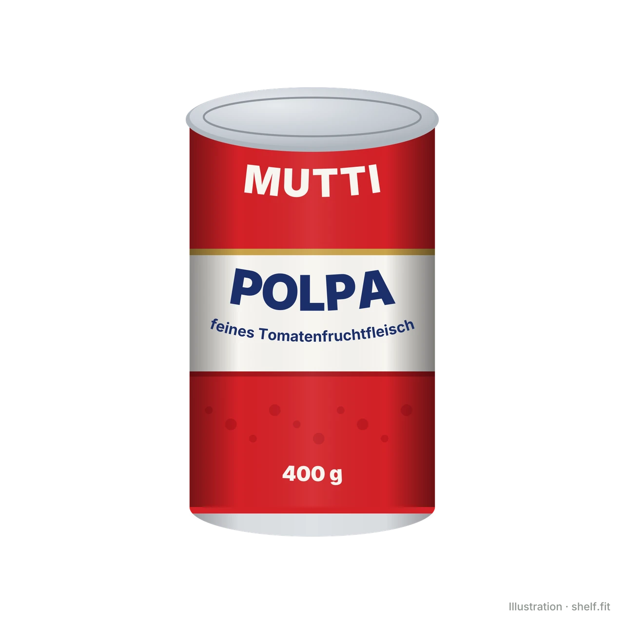 Illustration: Polpa feines Tomatenfruchtfleisch