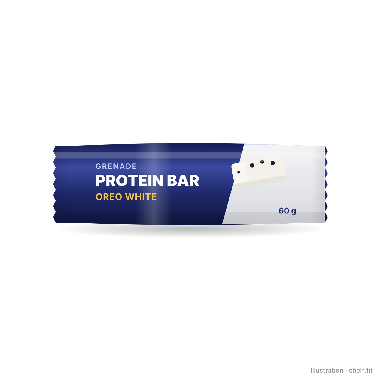 Illustration: Protein Bar Oreo White
