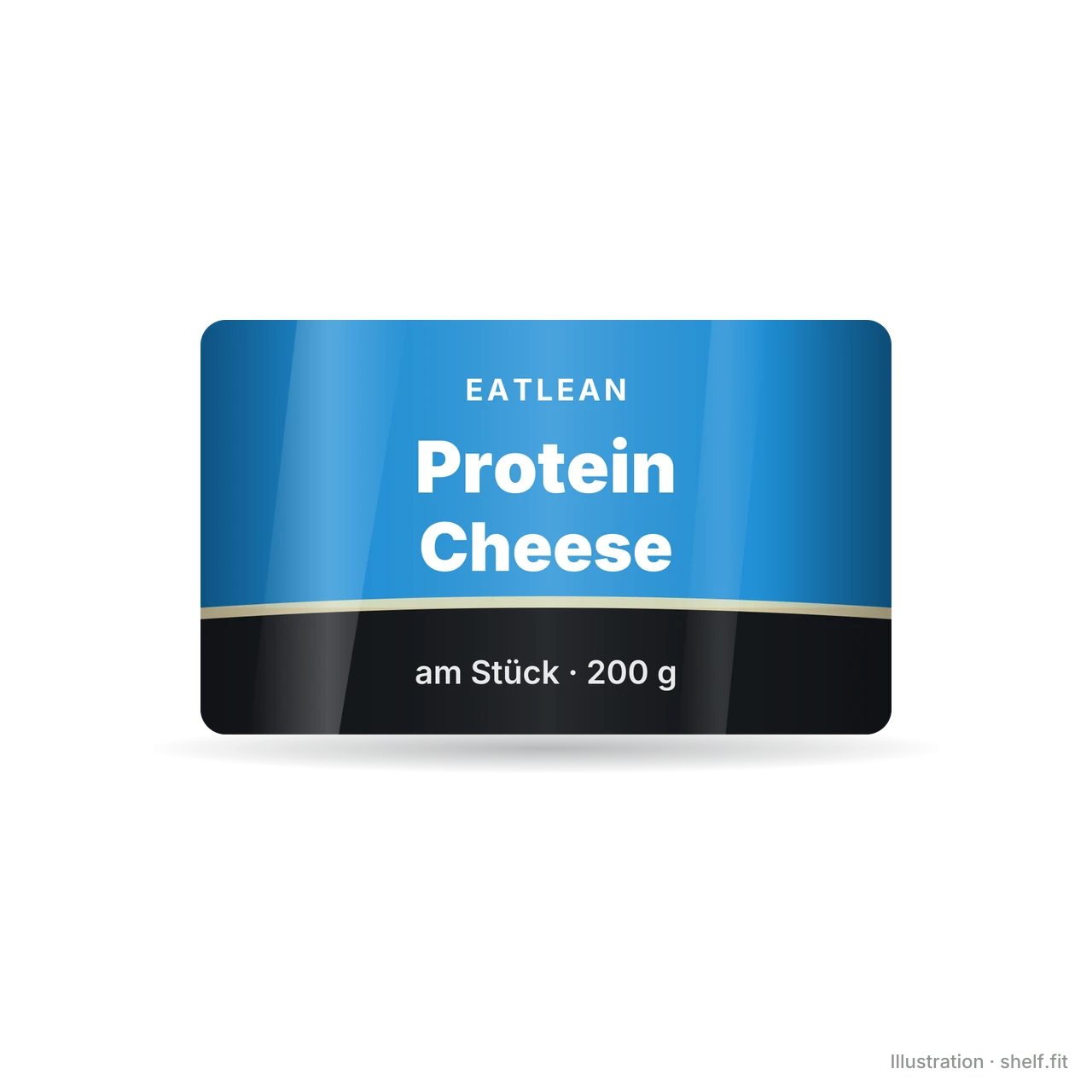 Illustration: Protein Cheese am Stück