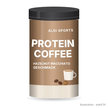 Illustration: Dose ALDI SPORTS Protein Coffee Hazelnut Macchiato
