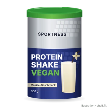 Illustration: Dose Sportness Protein Shake Vegan Vanille