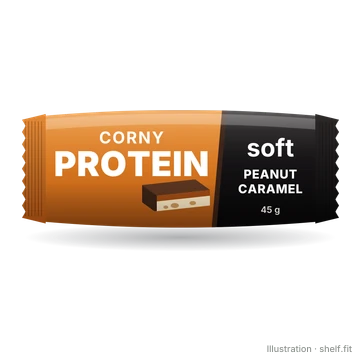 Illustration: Riegel Corny Protein soft Peanut Caramel, 45 g