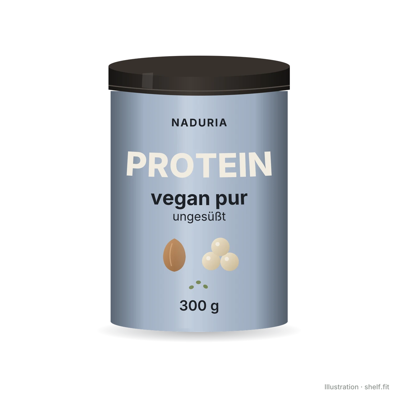Illustration: Dose Naduria Protein vegan pur