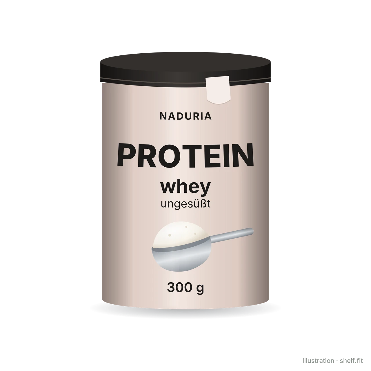 Illustration: Dose Naduria Protein Whey ungesüßt