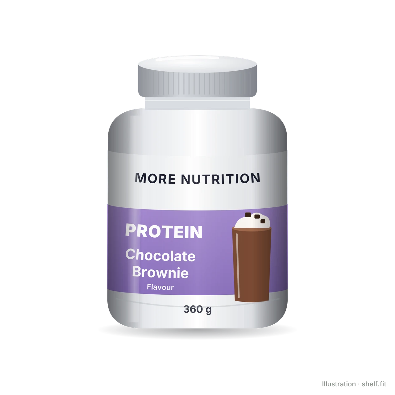 Illustration: Protein Chocolate Brownie