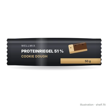 Illustration: Proteinriegel 51 % Cookie Dough
